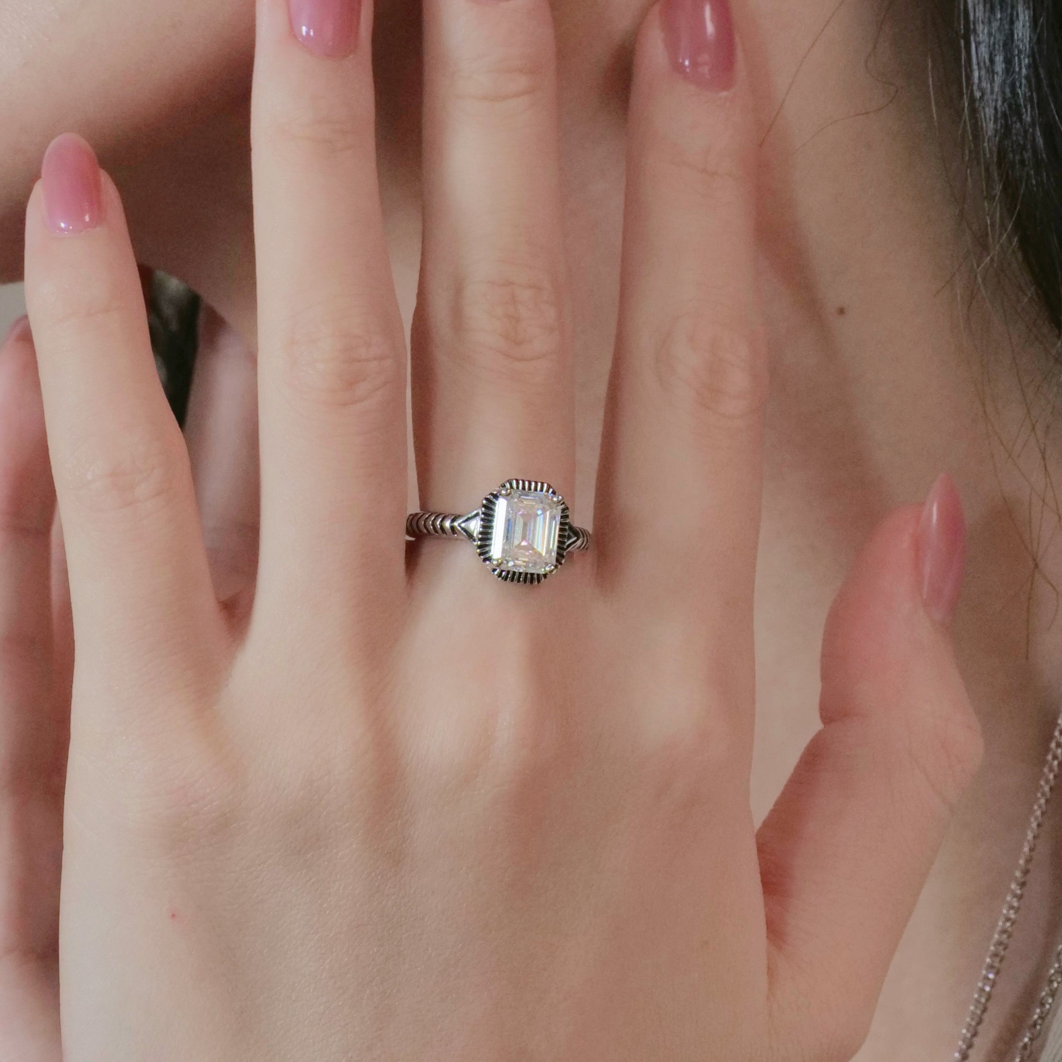 Sunburst Silver Ring